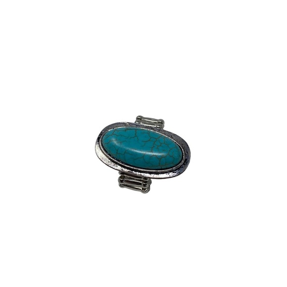 Turquoise Necklace, Ring, and Earrings Set - Picture 6 of 8